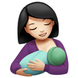 Breast-Feeding: Light Skin Tone for Apple iOS 18.4