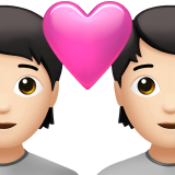 Casal Apaixonado: Pele Clara para Apple iOS 18.4