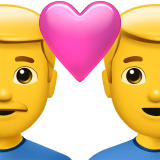 Casal Apaixonado: Homem, Homem para Apple iOS 18.4
