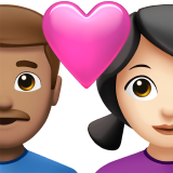 Parella Amb Cor - Home: Pell Mitjà, Dona: Pell Clar per Apple iOS 18.4