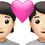 Pár Se Srdcem: Osoba, Osoba, Světlý Tón Pokožky pro Apple iOS 18.4