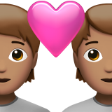 Pár Se Srdcem: Osoba, Osoba, Střední Tón Pokožky pro Apple iOS 18.4