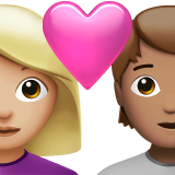 Kalpli Çift: Kadın, Kişi, Orta-Açık Cilt Tonu, Orta Cilt Tonu için Apple iOS 18.4