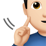 Homem Surdo: Pele Clara para Apple iOS 18.4