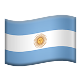 Drapeau: Argentine pour Apple iOS 18.4