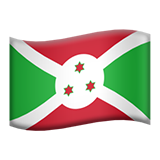 Vlajka: Burundi pro Apple iOS 18.4