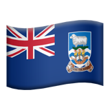 Flag: Falkland Islands for Apple iOS 18.4