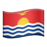 Vlajka: Kiribati pro Apple iOS 18.4
