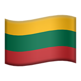 Flag: Lithuania for Apple iOS 18.4