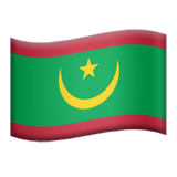 Lippu: Mauritania varten Apple iOS 18.4