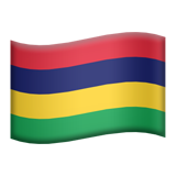 Lippu: Mauritius varten Apple iOS 18.4