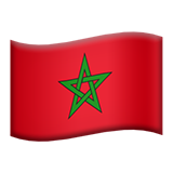 Drapeau: Maroc pour Apple iOS 18.4