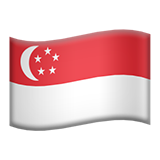 Bandera: Singapur per Apple iOS 18.4