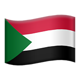 Bandiera: Sudan per Apple iOS 18.4