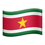 Vlajka: Surinam pro Apple iOS 18.4