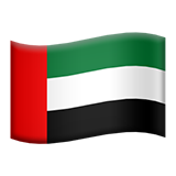 Flagg: De forente arabiske emirater for Apple iOS 18.4