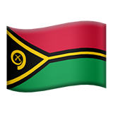 Drapeau: Vanuatu pour Apple iOS 18.4