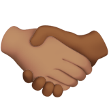 Podání ruky: Střední odstín pleti, Středně tmavý odstín pleti pro Apple iOS 18.4