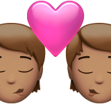 Φιλί: Πρόσωπο, Πρόσωπο, Μεσαίος τόνος δέρματος για Apple iOS 18.4