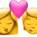 Φιλί: Γυναίκα, Πρόσωπο για Apple iOS 18.4