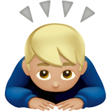 Home inclinat: pell mitjana-clara per Apple iOS 18.4