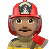 Muž hasič: Střední odstín pleti pro Apple iOS 18.4