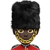 Mužská stráž: Tmavý odstín pleti pro Apple iOS 18.4