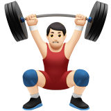 Home aixecant peses: pell clara per Apple iOS 18.4