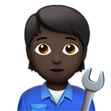 Mecànic: pell fosca per Apple iOS 18.4