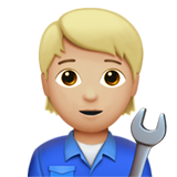 Thợ máy: màu da sáng trung bình cho Apple iOS 18.4