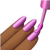 Vernis À Ongles: Peau Mate pour Apple iOS 18.4