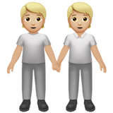 Lidé držící se za ruce: Středně světlý odstín pleti pro Apple iOS 18.4