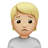 Persona arrugada: pell mitjana-clara per Apple iOS 18.4