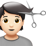 Taglio Di Capelli: Carnagione Chiara per Apple iOS 18.4