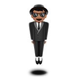 Persoana în costum care levitează: ten mediu pentru Apple iOS 18.4