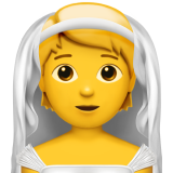 Persona amb vel per Apple iOS 18.4