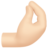 Samengeknepen vingers: lichte huidskleur voor Apple iOS 18.4