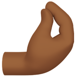 Puristetut sormet: Keskitumma ihonväri varten Apple iOS 18.4