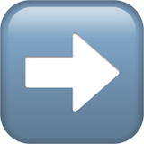 Fletxa dreta per Apple iOS 18.4