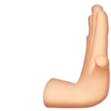 Tangan Mendorong ke Kanan: Warna Kulit Cerah untuk Apple iOS 18.4