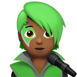 Cantante: Carnagione Abbastanza Scura per Apple iOS 18.4