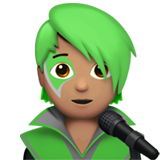 Sänger(In): Medium Teint für Apple iOS 18.4