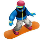 Persona Sullo Snowboard per Apple iOS 18.4
