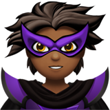 Supervilão: Pele Morena Escura para Apple iOS 18.4