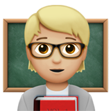 Opettaja: Keski-vaalea ihonväri varten Apple iOS 18.4