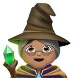 Kobieta mag: karnacja średnia dla Apple iOS 18.4