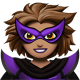 Kvinnelig superskurk: hudtype 4 for Apple iOS 18.4