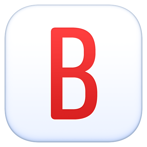 B Button (Blood Type) for Facebook 15.0