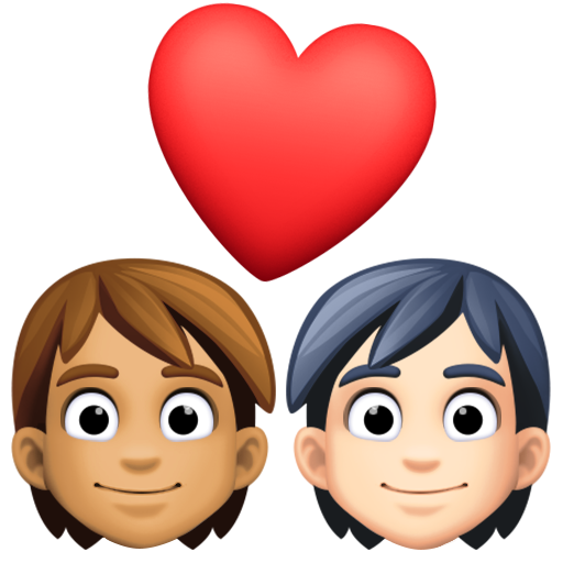 Casal Apaixonado: Pessoa, Pessoa, Pele Morena, Pele Clara para Facebook 15.0