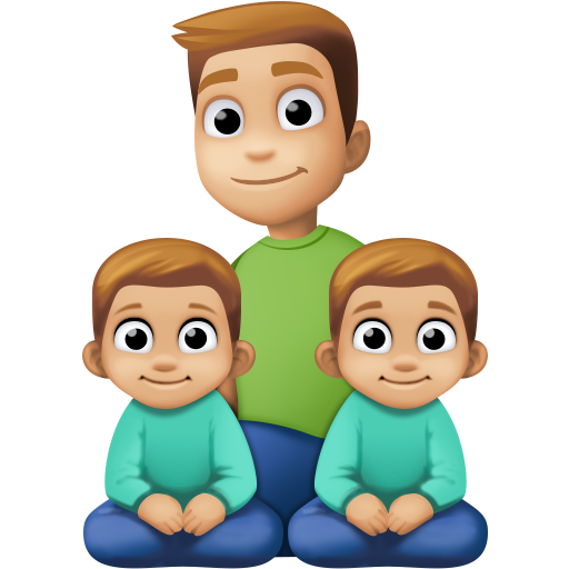 Οικογένεια - Άνδρας: Μεσαίου ανοιχτού τόνου δέρματος, Αγόρι: Μεσαίου ανοιχτού τόνου δέρματος, Αγόρι: Μεσαίου ανοιχτού τόνου δέρματος για Facebook 15.0